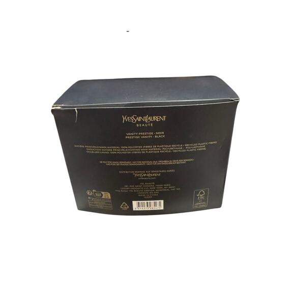 YSL Yves Saint Laurent Beaute GWP VIP Vanity Case Converted Bag Black NIB - Picture 13 of 14